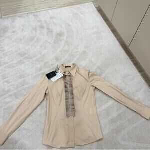 Dolce & Gabbana Tan Long Sleeve Shirt